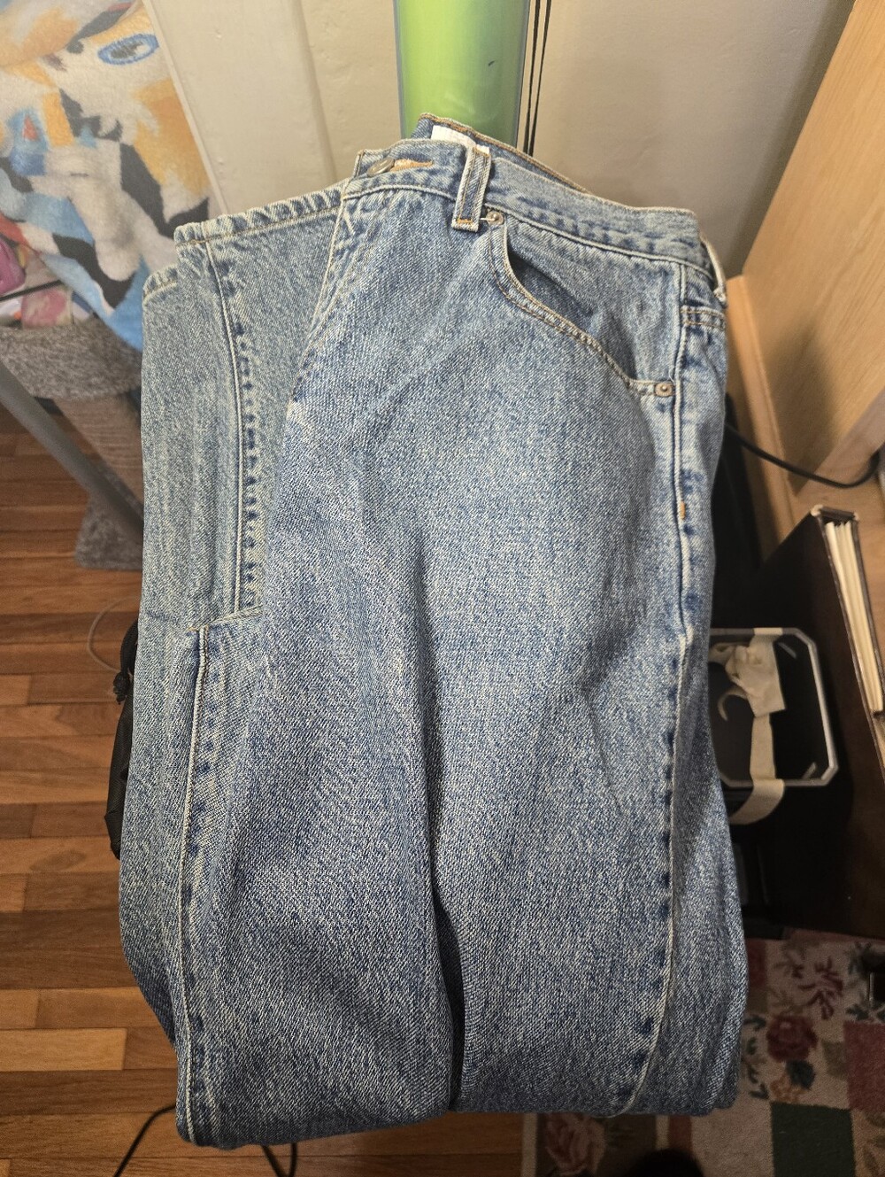 90s Calvin Klein 34x32 Double Stone Wash Easy Fit Jeans